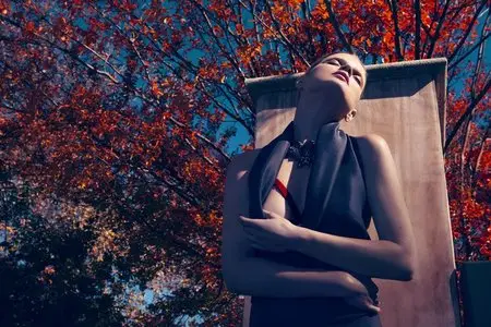 Guinevere Van Seenus by Camilla Akrans for Vogue China April 2012