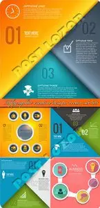 Infographic creative design vector set 108