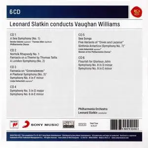 Leonard Slatkin conducts Vaughan Williams [6CDs] (2011)