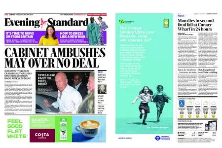 London Evening Standard – January 08, 2019