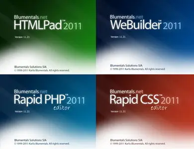 Blumentals HTMLPad / Rapid CSS / Rapid PHP / WeBuilder 2011 11.2.1.130 Multilingual Portable