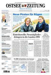 Ostsee Zeitung Rügen - 01. Februar 2018