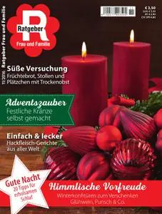 RATGEBER Frau und Familie – 28 Oktober 2016