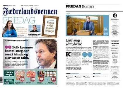 Fædrelandsvennen – 16. mars 2018
