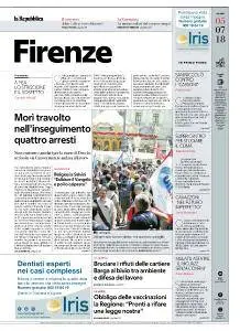 la Repubblica Firenze - 5 Luglio 2018