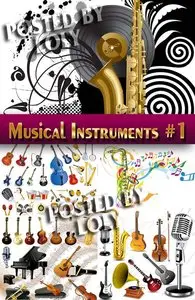 Musical Instruments #1 - Stock Vector