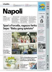 la Repubblica Napoli - 20 Settembre 2018