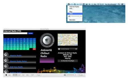 Internet Radio v1.4 Mac OS X