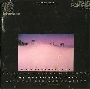 The Great Jazz Trio - N.Y. Sophisticate: A Tribute To Duke Ellington (1984, Denon # 38C38-7097)