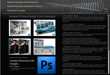 Adobe Photoshop Cs4 Extended + Lightroom 2 + Camera Raw 5.2