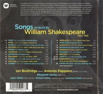 Ian Bostridge, Antonio Pappano - Shakespeare Songs (2016)