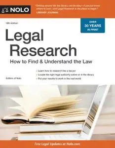 Legal Research: How to Find & Understand the Law, 18th Edition