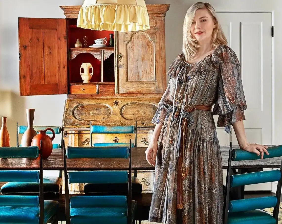 Kirsten Dunst by Laure Joliet for Architectural Digest October 2021