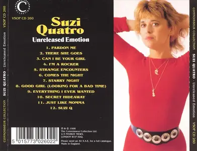 Suzi Quatro - Unreleased Emotion (1983 Reissue) (2012)