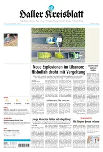 Haller Kreisblatt - 19 September 2024
