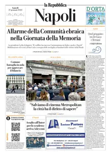 la Repubblica Napoli - 27 Gennaio 2025