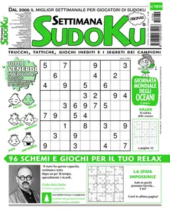 Settimana Sudoku N.1034 - 6 Giugno 2025