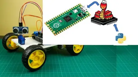 Obstacle Avoidance Robot using Raspberry pi pico