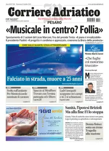 Corriere Adriatico Pesaro - 19 Ottobre 2025