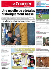 Le Courrier de l'Ouest Angers - 10 Août 2024