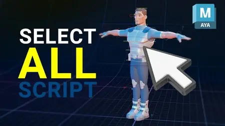 Select ALL Curve Controls - Script for Maya