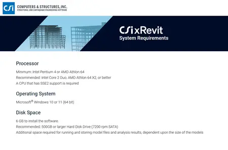 CSI XRevit 2025