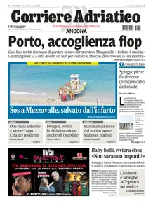 Corriere Adriatico Ancona - 18 Agosto 2025