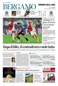 Corriere della Sera Bergamo - 23 Ottobre 2025