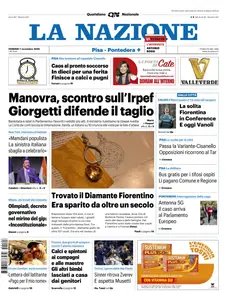 La Nazione Pisa Pontedera - 7 Novembre 2025