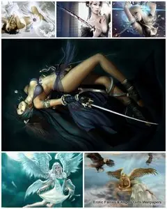 Erotic Fairies & Angels Girls Wallpapers