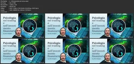 Corso Di Psicologia Nel Trading E Investimenti Finanziari