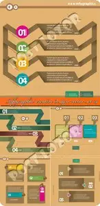 Infographic creative design vector set 34