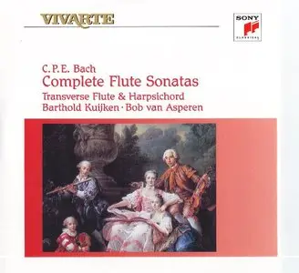 Bach C.P.E. - Complete Flute Sonatas (Barthold Kuijken, Bob van Asperen) [1993]