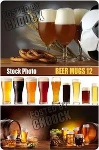 Beer mugs 12 - Stock Photo