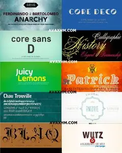 Pro Fonts Collection #1