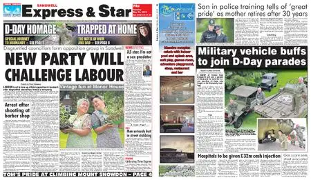 Express and Star Sandwell Edition – May 21, 2019