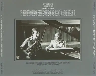 Claus Ogerman & Michael Brecker - Cityscape (1982) {Warner Bros. Records Japan WPCP-4934 rel 1992}
