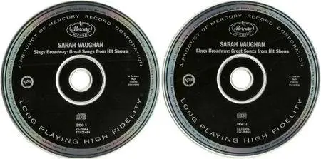 Sarah Vaughan - Sings Broadway: Great Songs From Hit Shows (2CD) (1956) {1995 Verve}