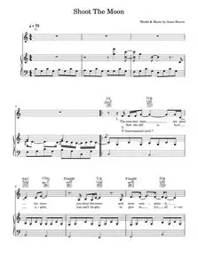 Shoot the moon - Norah Jones (Piano-Vocal-Guitar (Piano Accompaniment))