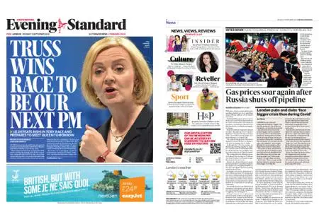 London Evening Standard – September 05, 2022