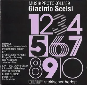 Giacinto Scelsi on Musikprotokoll '89 (Rare - never in regular sale)
