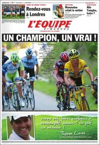 L'Equipe - Dimanche 17 Juillet 2011