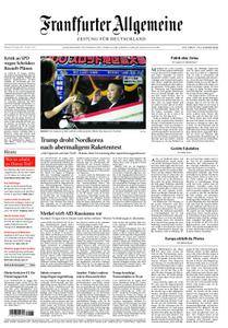 Frankfurter Allgemeine Zeitung F.A.Z. mit Rhein-Main Zeitung - 30. August 2017