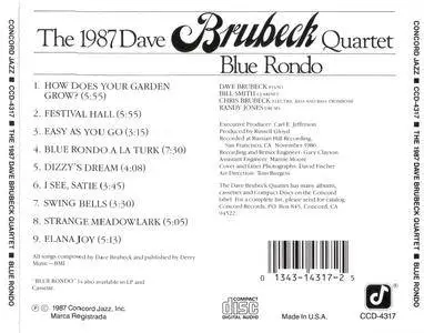The Dave Brubeck Quartet - Blue Rondo (1986) {Concord Jazz CCD-4317}