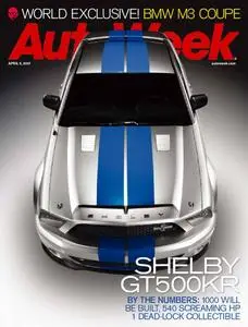 Autoweek  2007  5 mars 9 april and 16 april