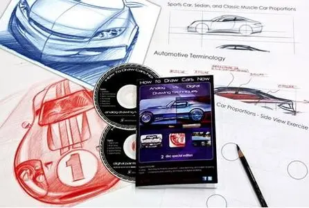 How to Draw Cars - Marker Rendering and Digital Painting