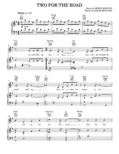 Two for the road - Henry Mancini (Piano-Vocal-Guitar)