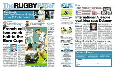 The Rugby Paper – January 10, 2021