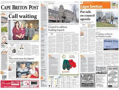 Cape Breton Post – December 12, 2017