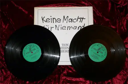 Ton Steine Scherben - Keine Macht Für Niemand (David Volksmund DVP 007, TSS 17-L1) (GER 1972) (Vinyl 24-96 & 16-44.1)